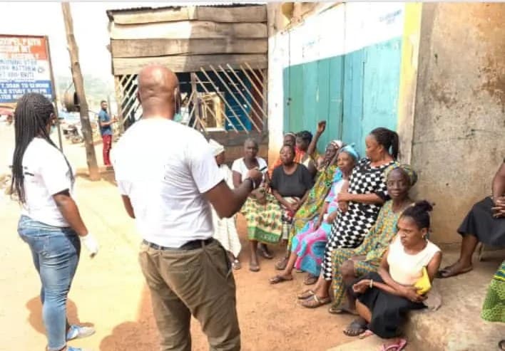 RescueHand outreach in a Nigerian community